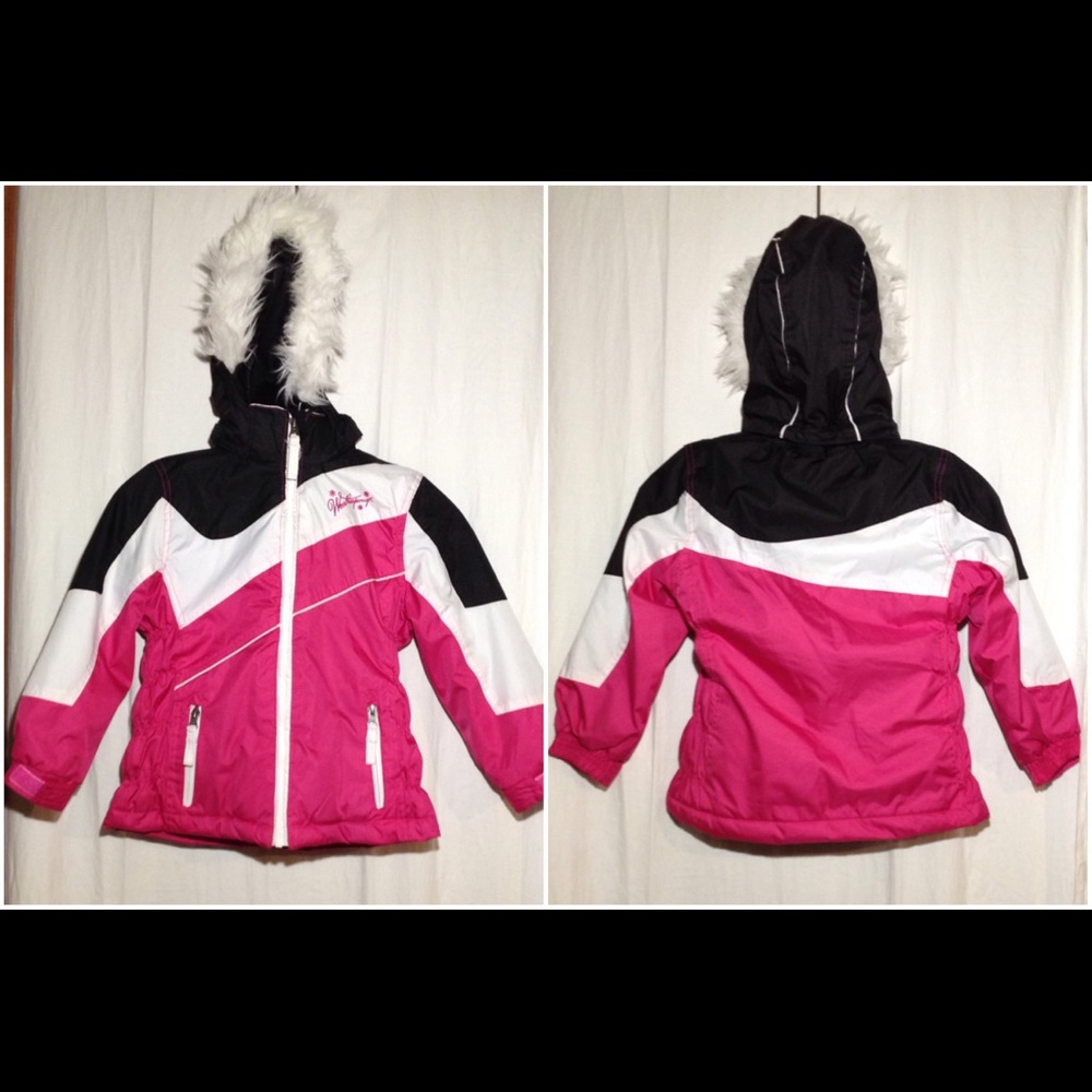 Girl's Size 5/6 Weatherproof Hooded Winter Jacket
